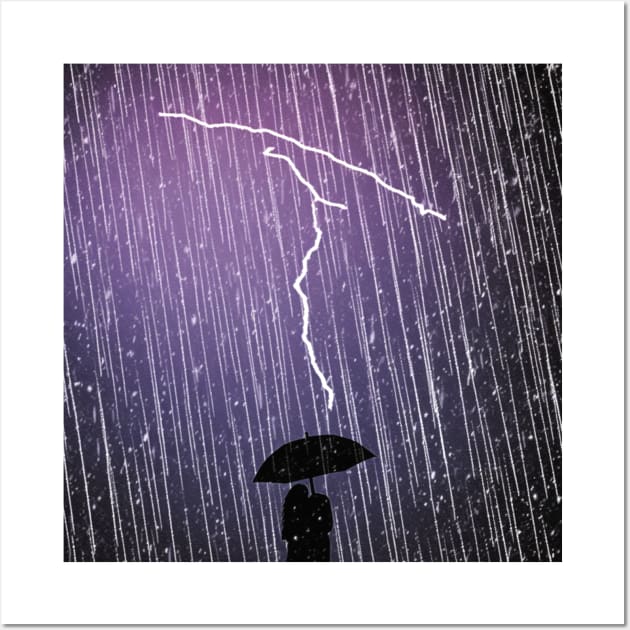 Purple Rain Wall Art by The House of Hurb